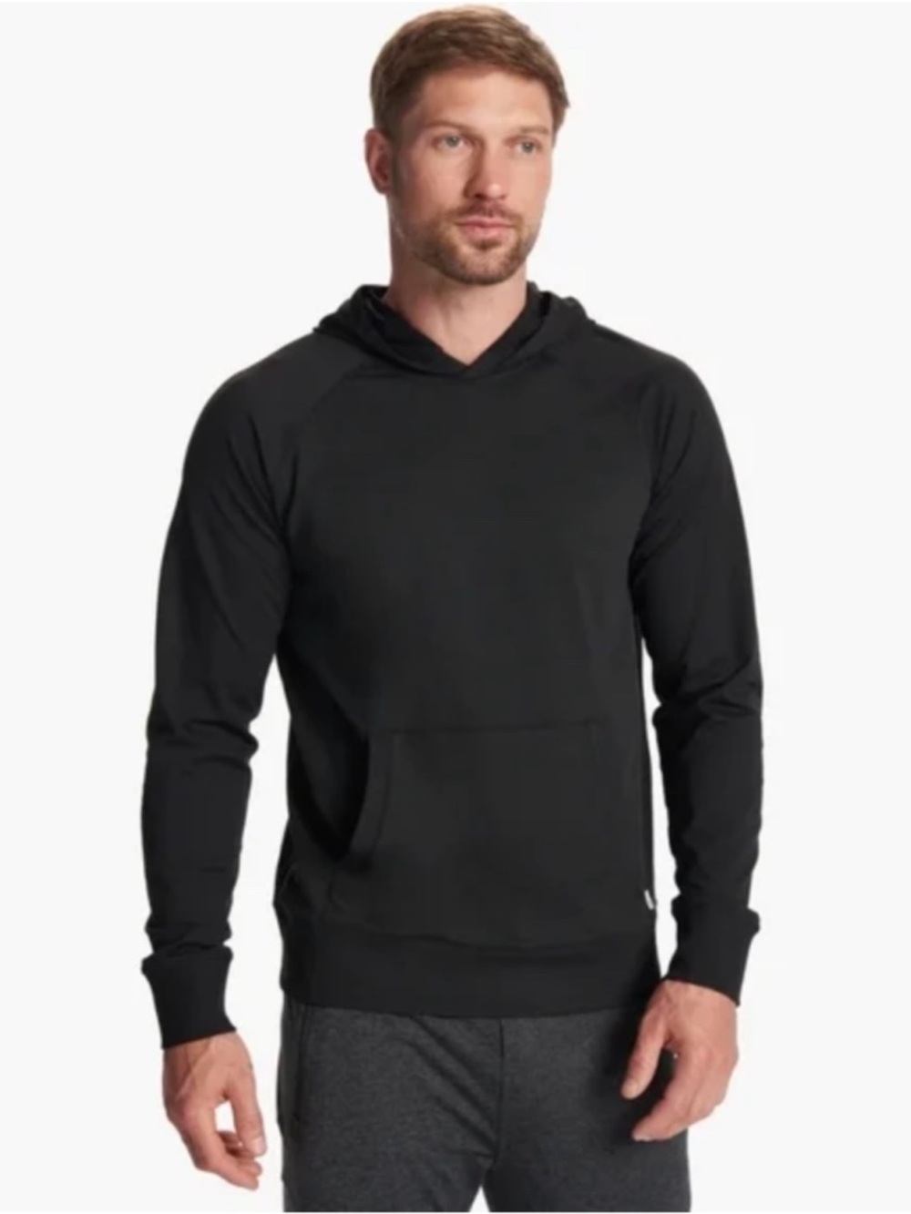 Vuori Men’s Coronado Pullover Charcoal Soft Hoodie Size Medium
